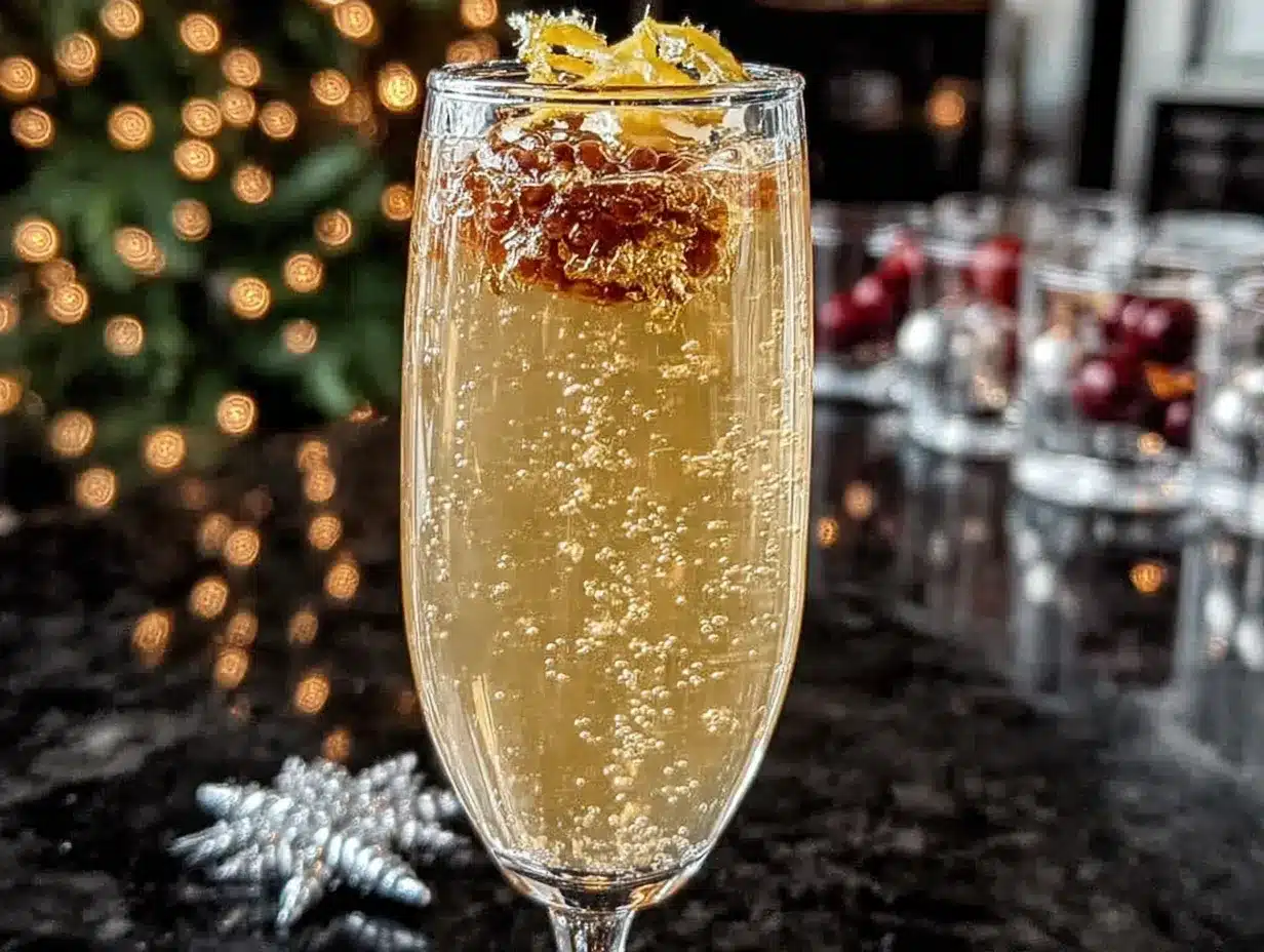 sparkling champagne jello shots preparation steps