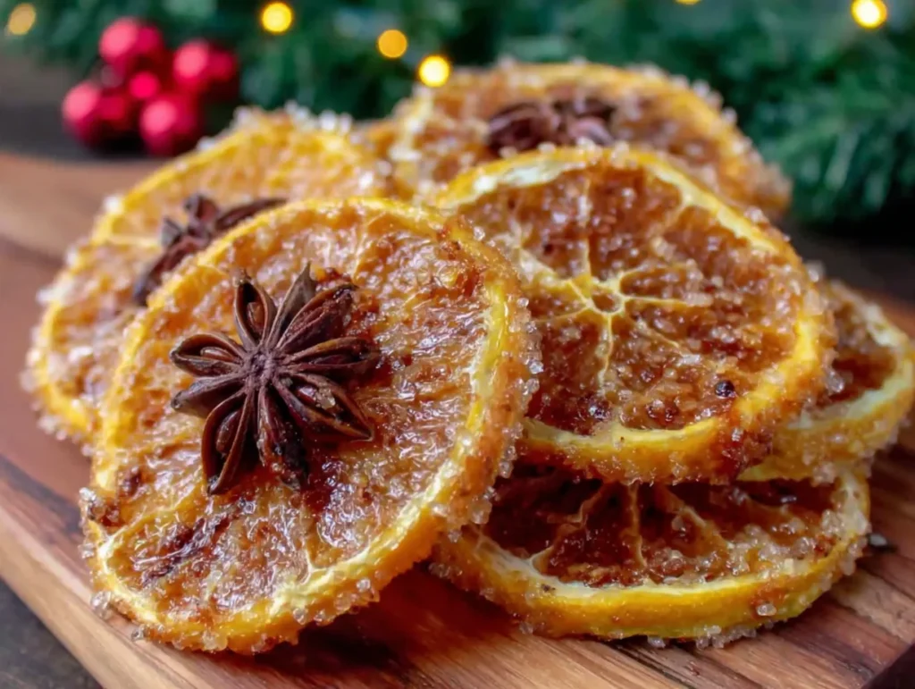 spiced dried orange slices - featured image