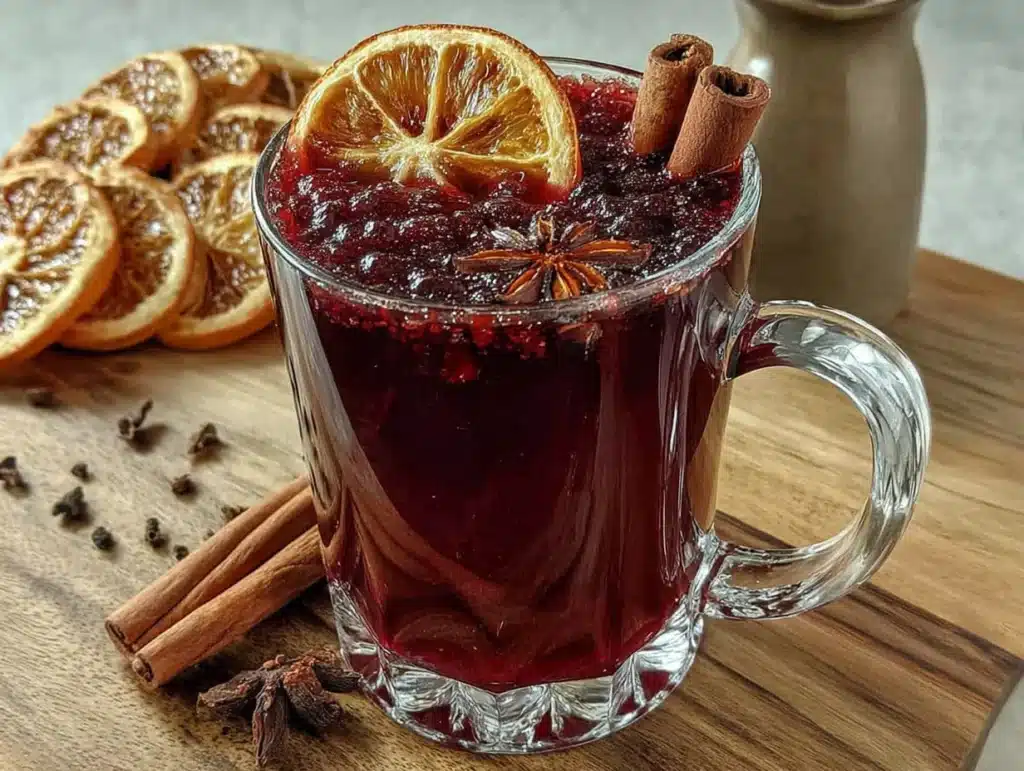 spiced mulled wine - featured image