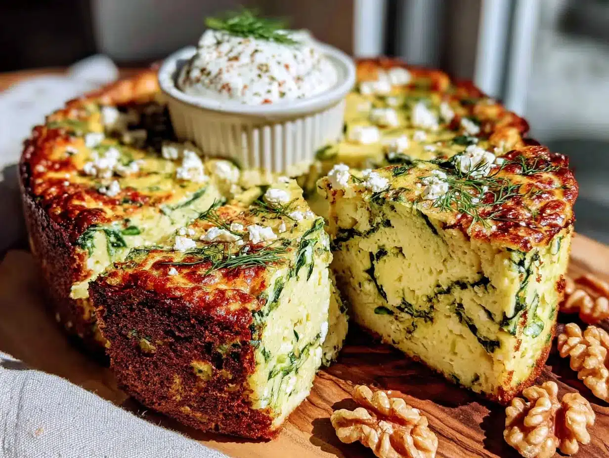 spring crustless spinach feta quiche preparation steps