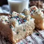 Sugar cookie fudge with sprinkles - featured image