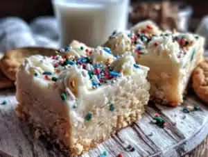 Sugar cookie fudge with sprinkles - featured image