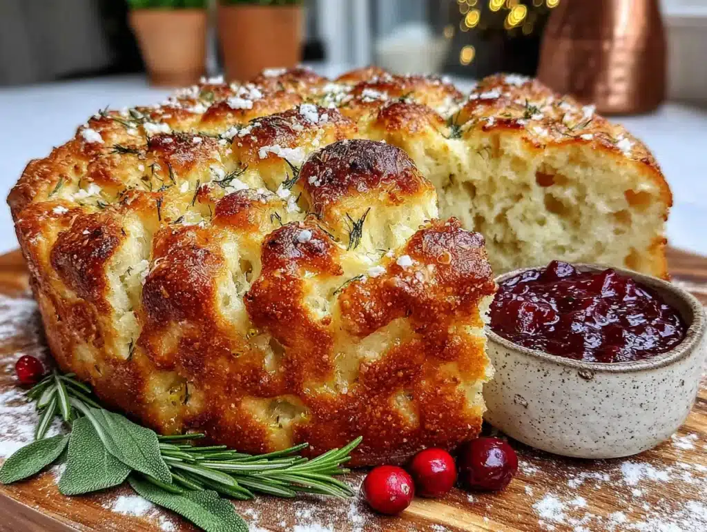 Thanksgiving Sourdough Focaccia - featured image