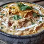 white chicken chili with green chiles - featured image