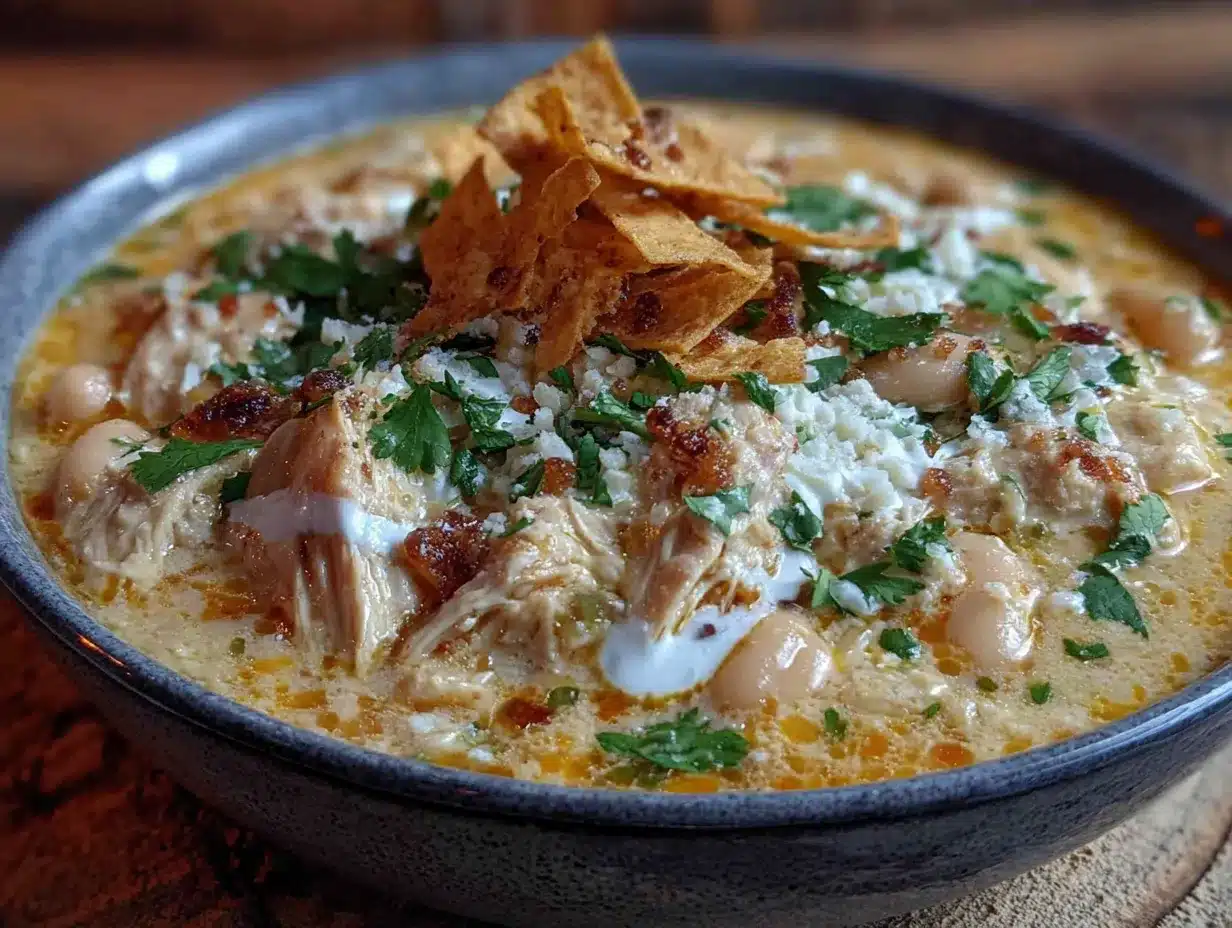 white chicken chili with green chiles preparation steps