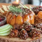 Wholesome Pumpkin Spice Friendsgiving Snack Board - featured image