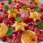 winter citrus pomegranate fruit salad - featured image