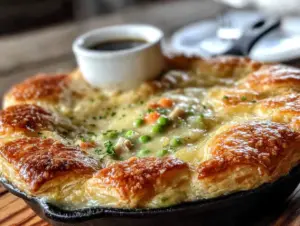 leftover turkey pot pie - featured image